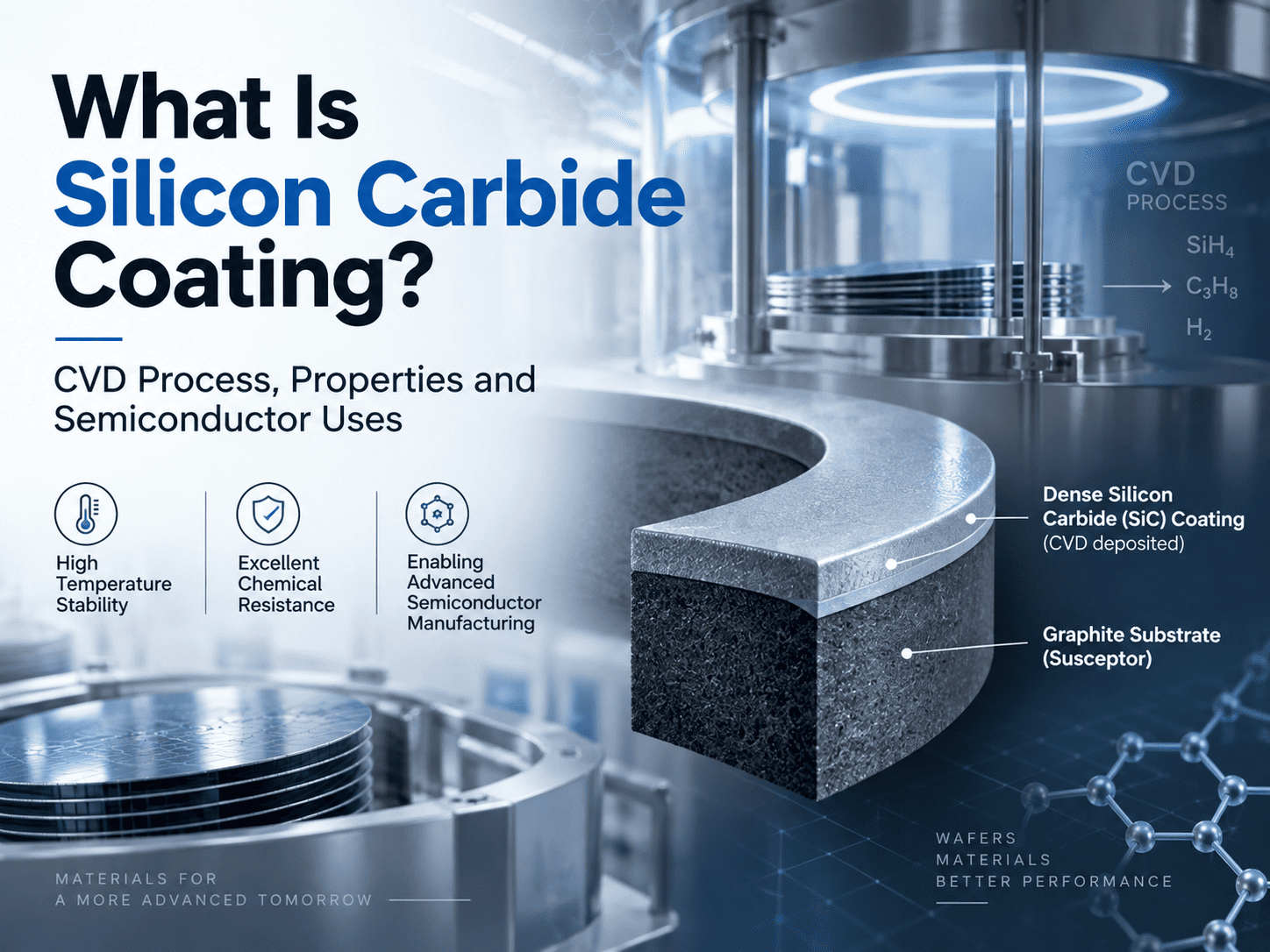 What Is Silicon Carbide Coating? CVD Process, Properties and Semiconductor Uses