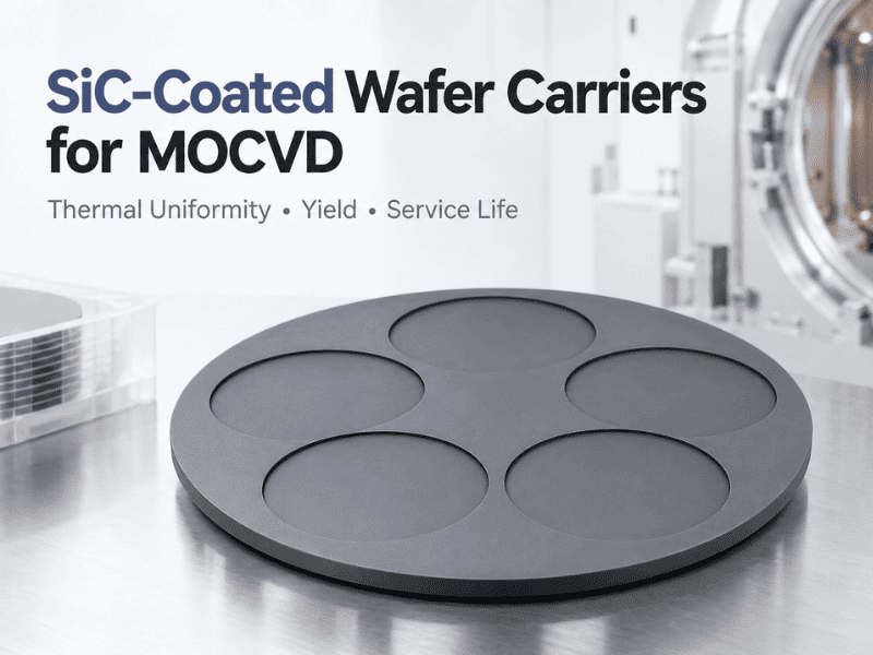 SiC-Coated Wafer Carriers for MOCVD: Thermal Uniformity, Yield and Service Life