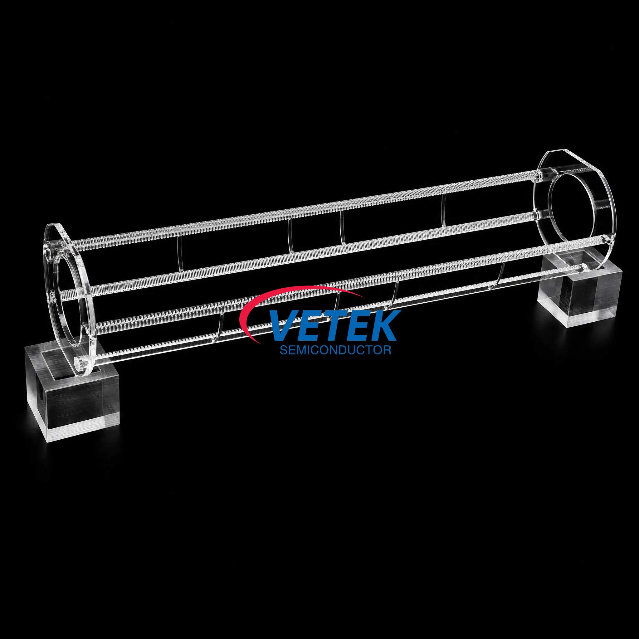 High Purity Quartz Wafer Boat For TEL